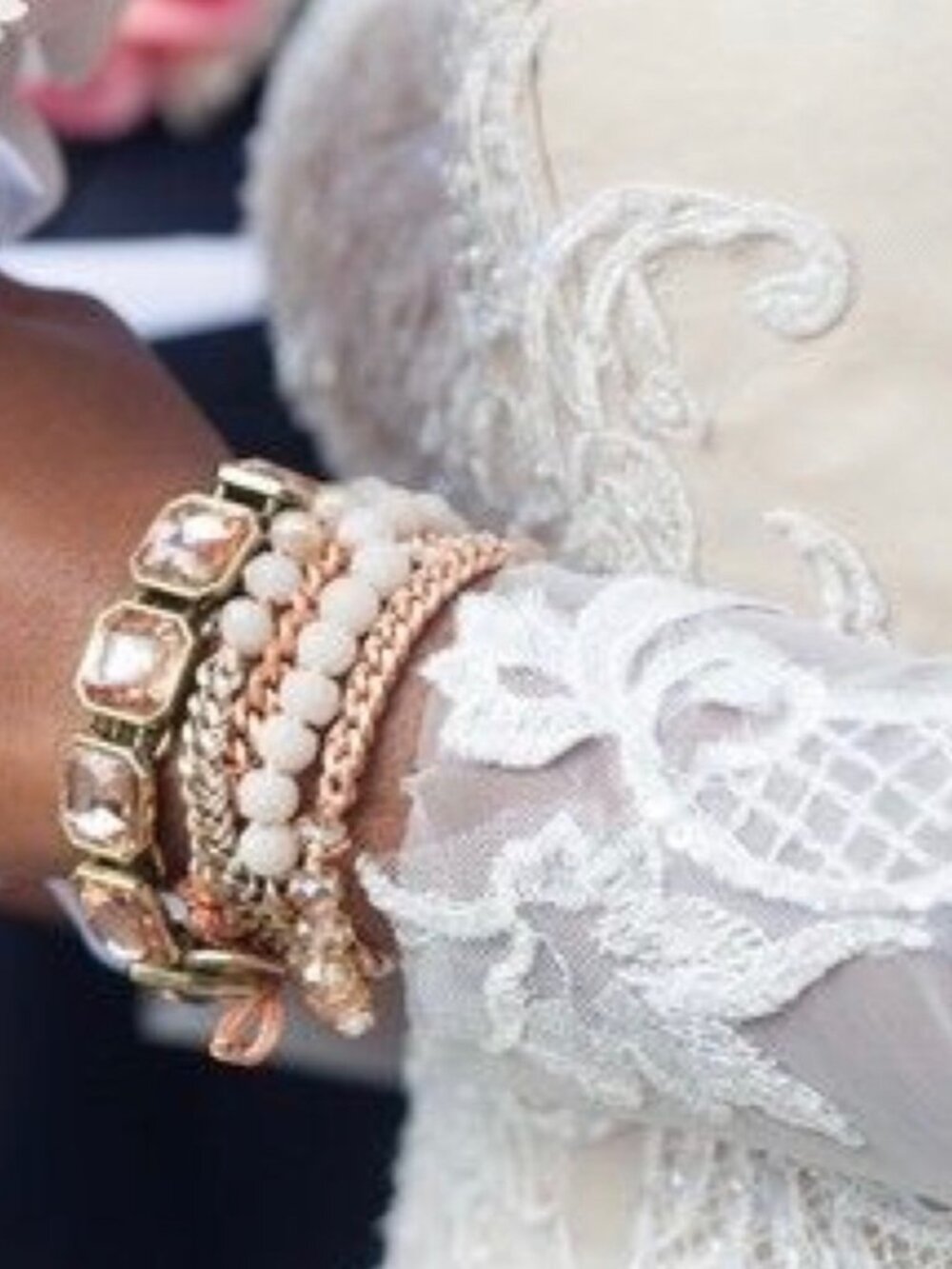 Chloe & Isabel Rare Square Crystal Bracelet Toggle closure
